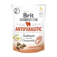Функціональні ласощі для собак Brit Care Functional Snack Antiparasitic Salmon з лососем, 150 г