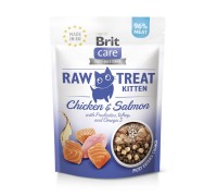 Ласощі для кошенят Brit Raw Treat Kitten Freeze-dried з куркою і лосос..