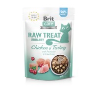 Ласощі для котів Brit Raw Treat Urinary Freeze-dried з куркою та індич..