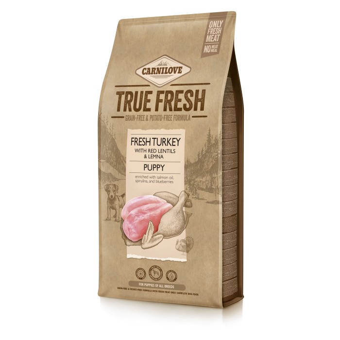 Сухий корм Carnilove True Fresh TURKEY, для цуценят, з індичкою, 11,4 кг