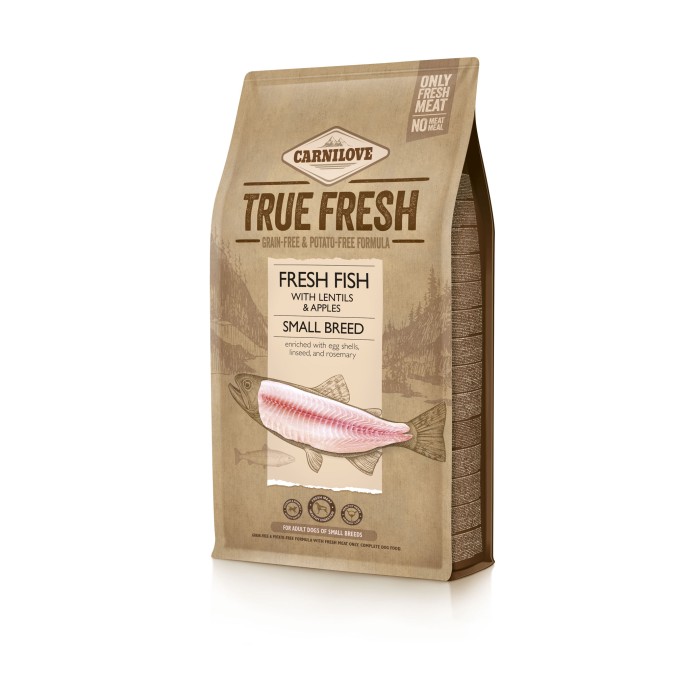 Сухий корм Carnilove True Fresh Fish, для дорослих собак дрібних порід, з рибою, 1,4 кг