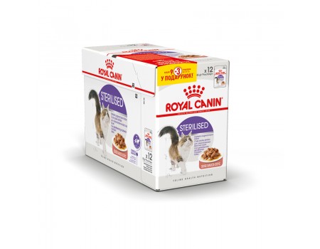 Royal canin 9+3 паучі STERIL GRAVY