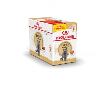 Royal canin 9+3 паучі BRITISH SHORTHAIR ADULT GRAVY