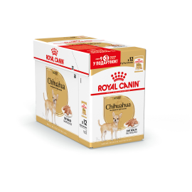 Вологий корм ROYAL CANIN CHIHUAHUA ADULT LOAF для дорослих собак, 9+3 шт, 12х85 г