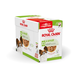 Влажный корм ROYAL CANIN XSMALL ADULT GRAVY для взрослых собак мелких ..