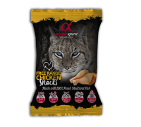 Полувлажное лакомство для кошек Alpha Spirit CAT Snacks Chicken, кубик..