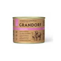 Вологий корм Grandorf, для цуценят, з ягням та індичкою, 200 г