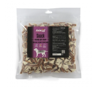 Лакомство AnimAll Snack лососевые сэндвич-треугольники для собак 500 г..
