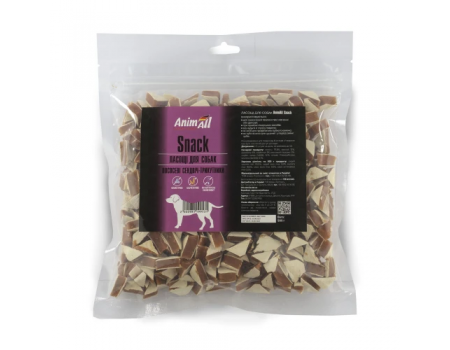 Ласощі AnimAll Snack лососеві сендвіч-трикутники для собак 500 г, 99531