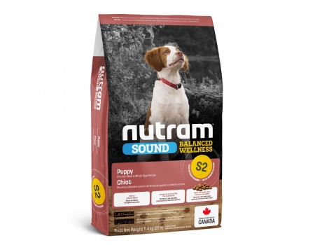 S2 NUTRAM Sound Balanced Wellness Puppy Рецепт з куркою та цільними яйцями Для цуценят 20кг