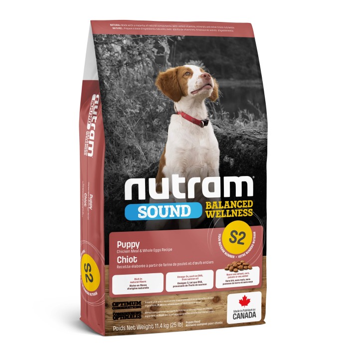S2 NUTRAM Sound Balanced Wellness Puppy Рецепт з куркою та цільними яйцями Для цуценят 20кг