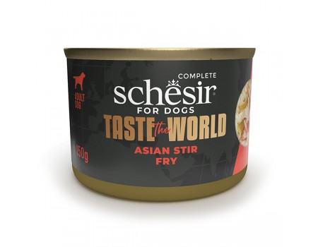 Влажный корм для собак Schesir Taste the World курица по-азиатски в бульоне, 150 г