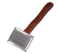 Пуходерка-сликер Dezynadog Soft Flat Slicker Small, маленькая, плоская..