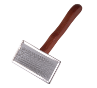 Пуходерка Dezynadog Soft Ball Pin Flat Slicker Medium, м'яка щіточка, ..