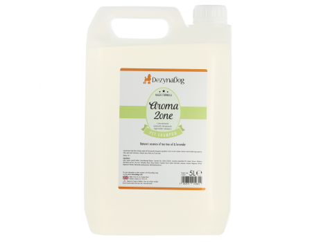 Шампунь Dezynadog Aromazone Therapeutic, лікувальний та заспокійливий, для будь якого типу шерсті з репелентною дією, 5 л