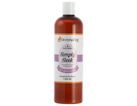 Кондиціонер Dezynadog Simply Sleek Drop Coat, зменшення електризації шерсті, для сяючої гладенької здорової довгої шерсті, 450 мл