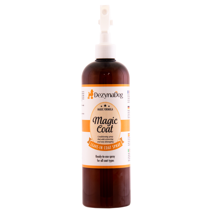 Спрей Dezynadog Magic Coat, універсальне покриття-спрей для зниження статики, покращення стану шерсті, розплутування ковтунів та сплутувань, 500 мл