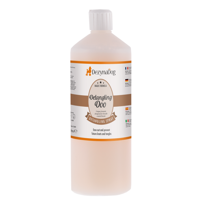 Спрей Dezynadog Detangling Doo Spray для розплутування ковтунів та вузлів призначений для шерсті породи Doodle   1л