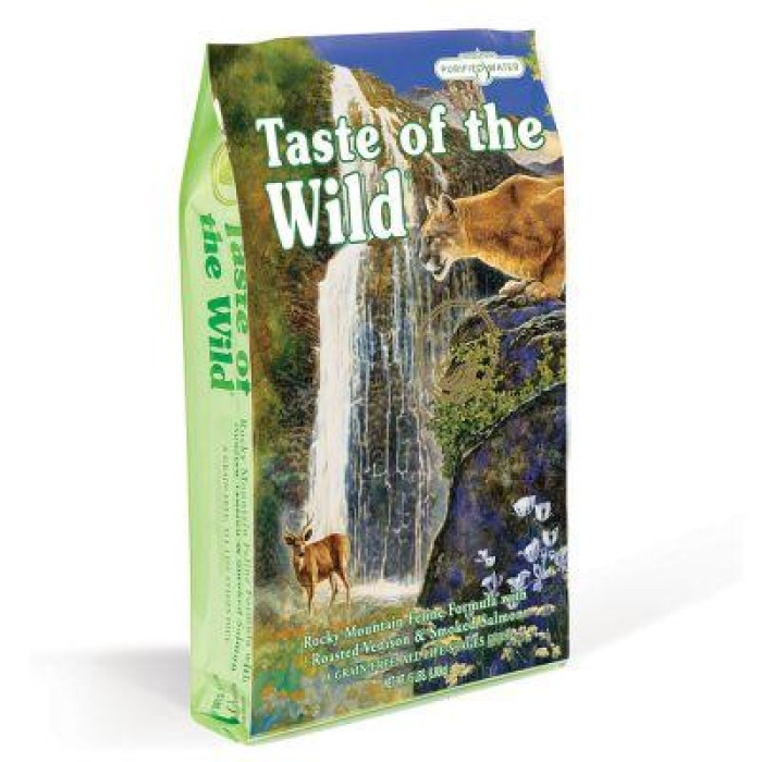 Taste of the Wild (Тейст оф зе Вайлд) Rocky Mountain Feline Formula - Сухий корм з м'ясом косулі та лососем для кішок 6,6 кг