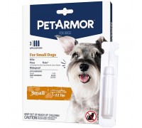 Краплі PetArmor Small від бліх, кліщів, вошей для собак 2.2-10 кг, 0.6..