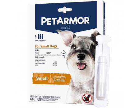 Капли PetArmor Small от блох, клещей, вшей для собак 2.2-10 кг, 0.67 мл (1пип)