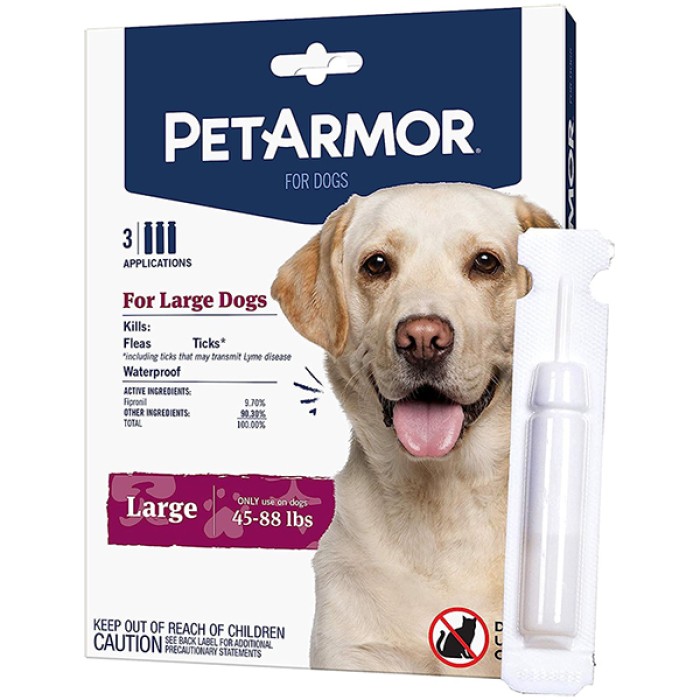 Капли PetArmor Large ПЕТАРМОР от блох, клещей, вшей для собак 20-40 кг, 2.68 мл (1пип)