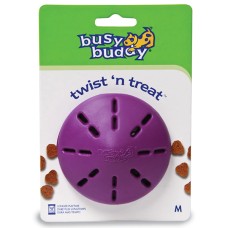 PetSafe Busy Buddy Twist`n Treat ПЕТСЕЙФ БИЗИ БАДДИ ТВИСТ ТРИТ суперпрочная игрушка для собак , Фиолетовый , M, для собак 10-22 кг , 10х10х7,4 см 