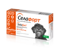Селафорт для собак 60мг/0,5мл спот он (5,1-10кг) №1..
