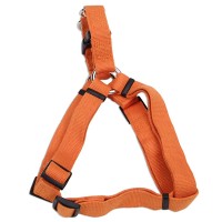 Coastal New Earth Soy Dog Harness КОСТАЛ СОЕВАЯ ЭКОШЛЕЯ для собак S (оранжевый)