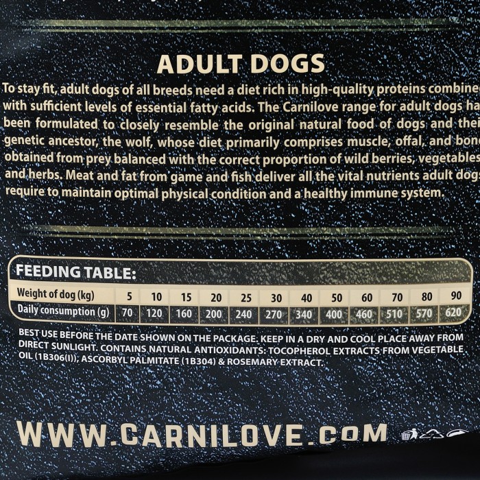 Сухий корм Carnilove Lamb and Wild Boar, для дорослих собак усіх порід, з ягнятиною та диким кабаном, 12+2 кг