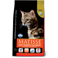 Полнорационный сухой корм Фармина MATISSE NEUTERED SALMON для стерилизованных котов с лососем, 10 кг 30443 