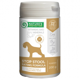 Дієтична добавка для дорослих собак Nature's Protection Stop stool eating formula, для запобігання поїданню калу, 200 г