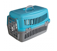 Переноска для котів та собак Animall сіро-блакитна CNR-102 (48,5х32,5х..
