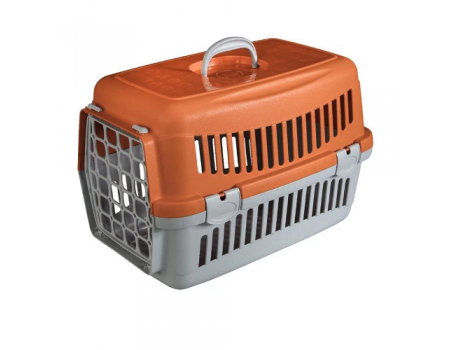 Переноска Анималл серо-оранжевая CNR-102