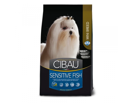 Сухий корм Farmina Cibau Sensitive Adult для собак дрібних порід із чутливим травленням, риба, 2.5 кг