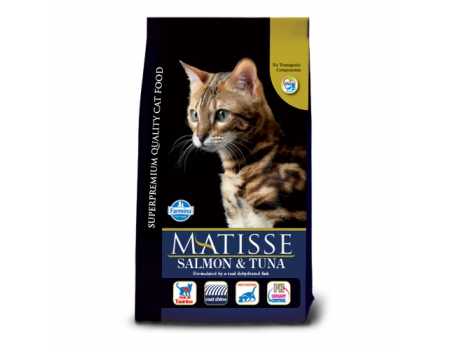 Сухой корм Farmina Matisse Adult Salmon & Tuna для взрослых кошек, лосось и тунец, 0,4 кг