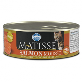 Вологий корм Farmina Matisse Cat Mousse Salmon для дорослих котів, з л..