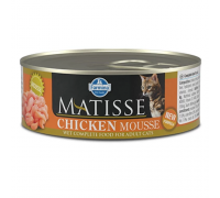 Вологий корм Farmina Matisse Cat Mousse Chicken для дорослих котів, з ..