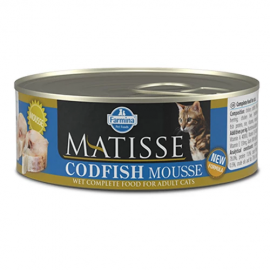 Влажный корм Farmina Matisse Cat Mousse Codfish для взрослых кошек, с ..