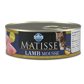 Вологий корм Farmina Matisse Cat Mousse Lamb для дорослих котів, з ягн..