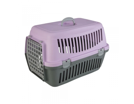 Переноска для котів та собак Animall сіро-фіолетовий CNR-134 (58х42х42)
