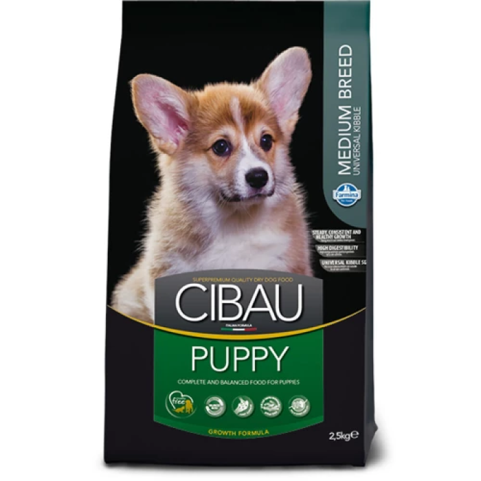 Сухий корм Farmina Cibau Puppy Medium для цуценят середніх порід, з куркою, 12 кг