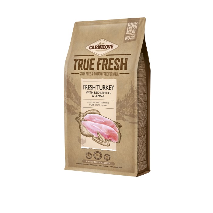 Сухий корм Carnilove True Fresh TURKEY, для дорослих собак, з індичкою, 4 кг