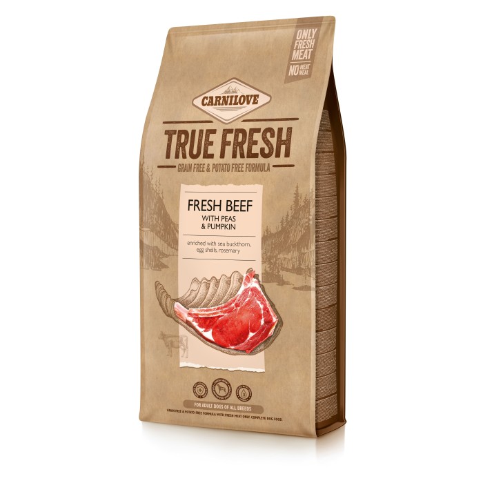 Сухой корм Carnilove True Fresh BEEF, для взрослых собак, с говядиной, 11,4 кг