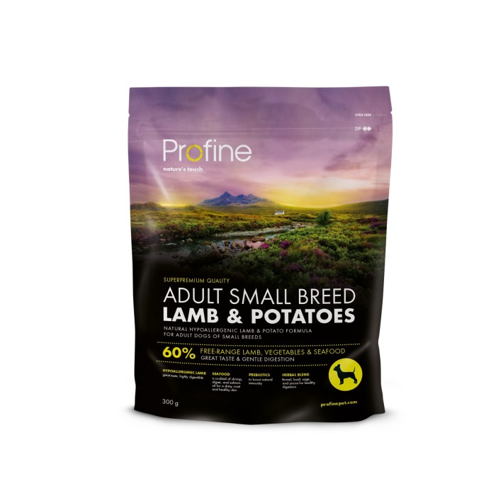 Сухой корм для малых пород собак Profine Dog Adult Small Lamb & Potatoes с ягненком 300 г