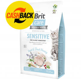 Сухий корм для кішок з харчовою нестерпністю Brit Care Cat GF Insect з комахами та рибою 2 кг