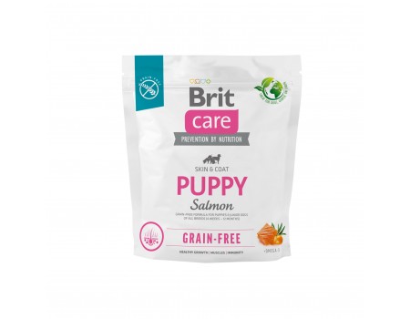 Корм для щенков Brit Care Dog Grain-free Puppy беззерновой с лососем, 1 кг
