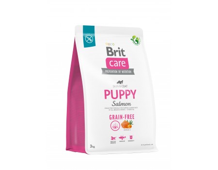 Корм для щенков Brit Care Dog Grain-free Puppy беззерновой с лососем, 3 кг