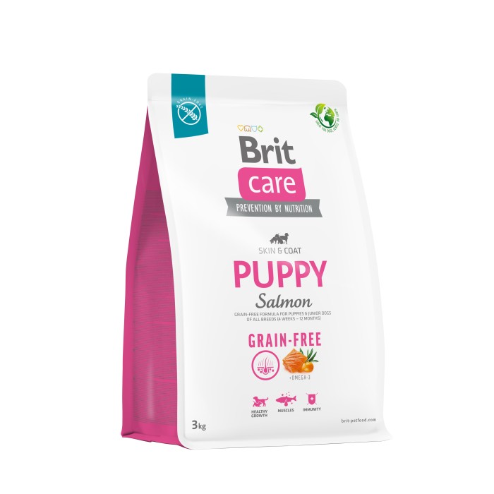 Корм для щенят Brit Care Dog Grain-free Puppy беззерновий з лососем, 3 кг