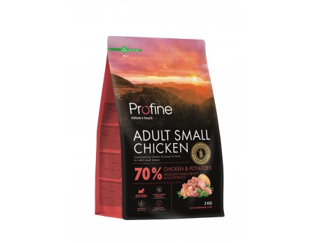 Сухий корм Profine Small Chicken для дорослих собак дрібних порід, з куркою та картоплею, 3 кг